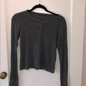 Brandy Melville button up sweater